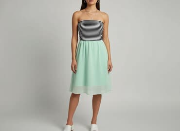 sukienka na wesele miętowa: Sukienka damska, rozmiar S — 6