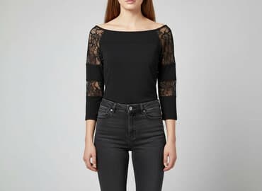 sukienka ażurowa plus size: Bluzka damska, rozmiar S — 6