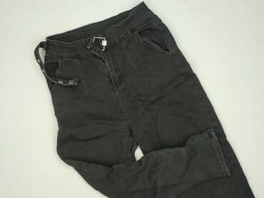 woskowane jeansy z wysokim stanem: Jeansy damskie, rozmiar M — 1