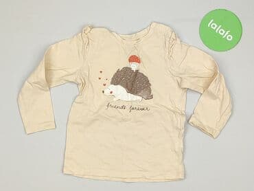 bluzka indygo: Blouse, Fox&Bunny, 1.5-2 years, 86-92 cm, condition - Perfect — 2