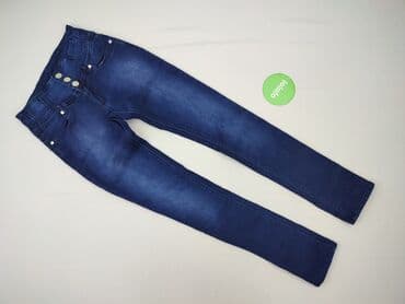 c a spodnie damskie z wysokim stanem: Jeansy damskie, rozmiar S — 2