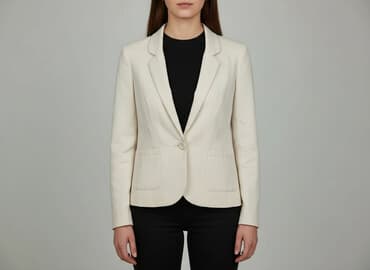 czerwona marynarka damska h m: H&M, Marynarka damska, rozmiar XS — 7