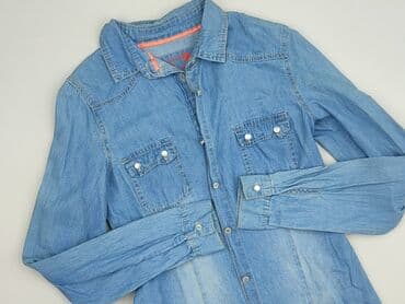 jeansy z asymetrycznym zapieciem: Koszula damska, rozmiar S — 1