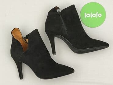 kozaki na koturnie ccc czarne: Botki damskie, 38 — 4