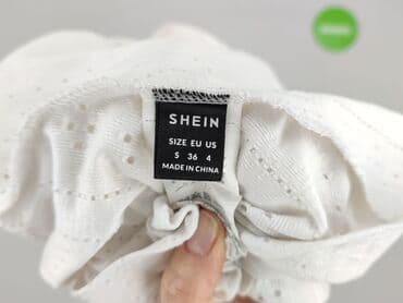 biale bluzki z gipiurą: Shein, Bluzka damska, rozmiar S — 4