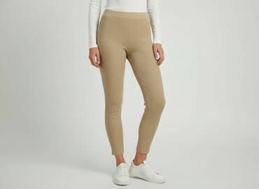 biale legginsy sinsay: Sinsay, Spodnie materiałowe damskie, rozmiar L — 7