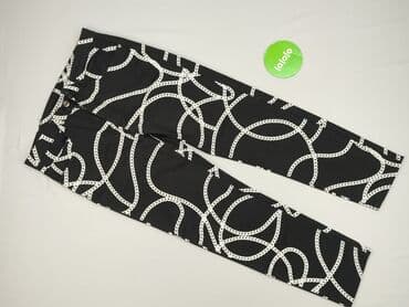 dżinsy z łańcuchem: Spodnie materiałowe damskie, rozmiar L — 3