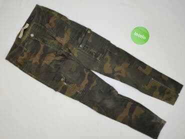 kargo spodnie: Zara, Spodnie cargo damskie, rozmiar 2XS — 2