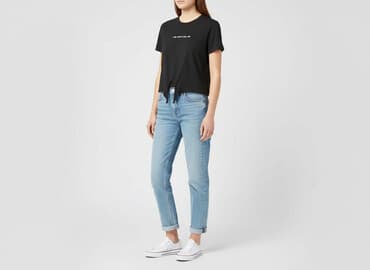koszulka z dobermanem hm: H&M, T-shirt damski, rozmiar M — 6