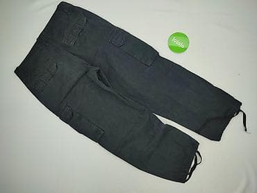 spodnie fsbn: FSBN, Spodnie cargo damskie, rozmiar L — 3