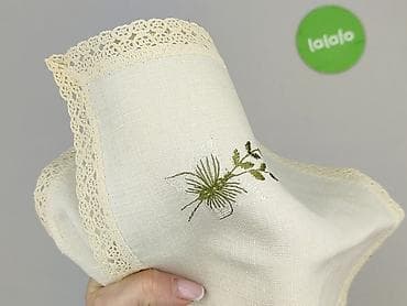 Dekoracje do domu: Serwetka 26 x 28, kolor - Biały, stan - Idealny — 5