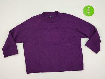 sweter w chmurki: Solar, Sweter damski, rozmiar L — 2