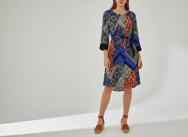 sukienki midi długi rękaw: Stella, Sukienka damska, rozmiar One size — 7