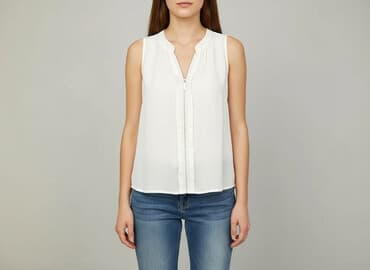 białe bluzki adidas: New Collection, Bluzka damska, rozmiar M — 6