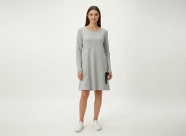 skarpeta świąteczna szara: Sukienka damska, rozmiar S — 5