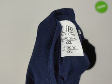 granatowy t shirty oversize: UP2Fashion, T-shirt damski, rozmiar 2XL — 4
