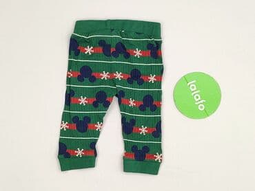 spodnie czarne woskowane: Legginsy, Disney, 3-6 miesięcy, stan - Idealny — 3