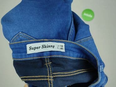 tanie jeansy rurki damskie: Jeansy damskie, rozmiar L — 5