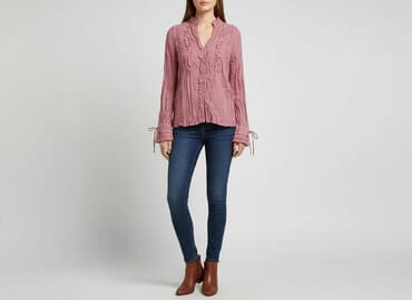 obcisła bluza: Promod, Bluzka damska, S — 7