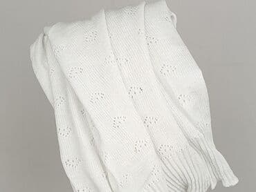 sweter piórkowy na drutach: White, Sweter damski, rozmiar M — 6