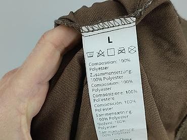 a w h: Spodnie materiałowe damskie, rozmiar L — 4