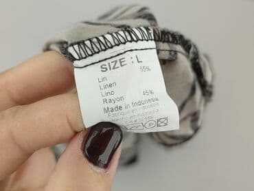 bluzki z wiązaniem pod szyją z wiskozy: Bluzka damska, rozmiar L — 4