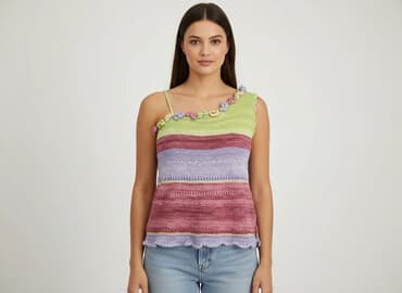 sukienka do chrztu na szydełku wzór: Bluzka damska, rozmiar S — 1