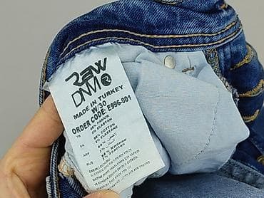 wide high jeans: Jeansy damskie, rozmiar M — 5