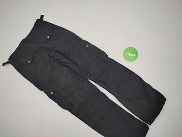 pull and bear dzwony: Bershka, Штани карго жіночі, розмір S — 3