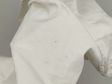 spodnie szeroki: H&M, Spodnie materiałowe damskie, M — 6