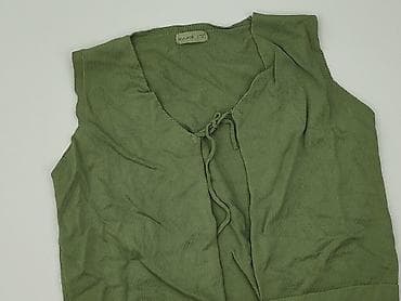 narzutka khaki: Mulaya, Kamizelka damska, rozmiar One size — 1