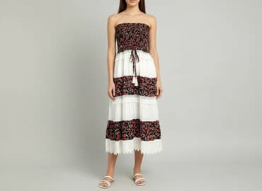 sukienki boho maxi na wesele: Sukienka damska, rozmiar S — 6