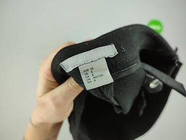 dresy oversize h m: H&M, Material trousers for women, size M — 4