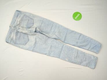 biale jeansy: H&M Divided, Jeansy damskie, M — 3