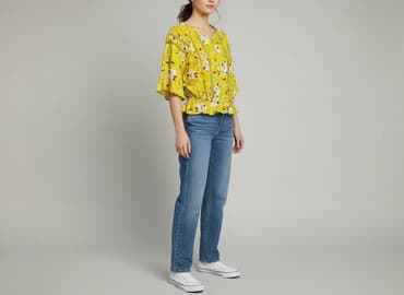 bluzka w kwiaty new yorker: Bluzka damska, rozmiar M — 7