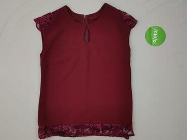 czerwone bluzki eleganckie: Bluzka damska, rozmiar M — 3