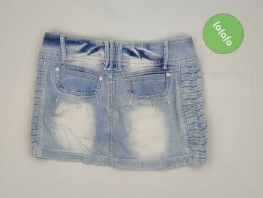 spodenko spódniczka jeans: Spódnica damska, rozmiar L — 3