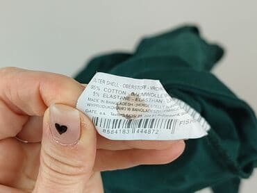 szmaragdowa bluzki damskie: Basic, Bluzka damska, rozmiar XS — 5