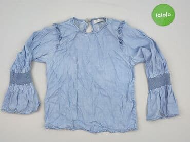 niebieska bluza pull and bear: Zara, Bluzka damska, rozmiar XS — 2