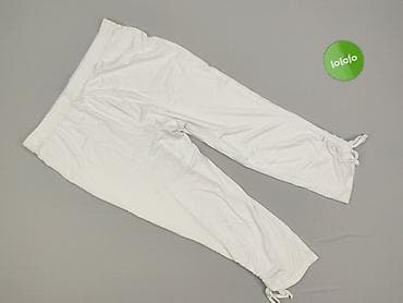 clockhouse wide leg: Spodnie 3/4 damskie, rozmiar L — 3