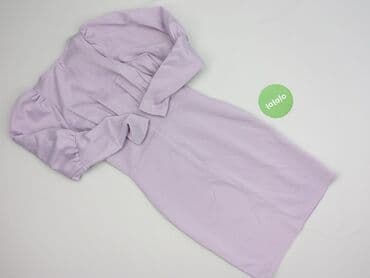 liliowy garnitur damski: Sukienka damska, rozmiar S — 3