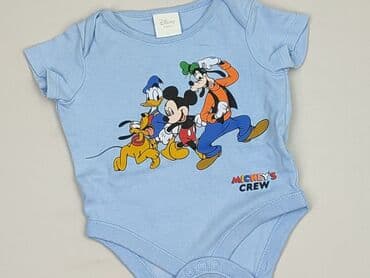 czerwona obcisła sukienka h: Body, Disney, 1-3 m, 
stan - Bardzo dobry — 1