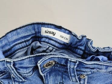 sinsay jeansy denim: Spodnie jeansowe, Sinsay, 3-4 lat, 104, stan - Idealny — 4