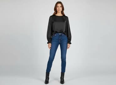 eleganckie bluzki allegro: Жіноча блуза, розмір S — 1