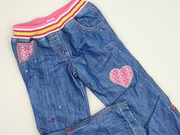 spodnie od pizamy w hello kitty: Jeans, F&F, 5-6 years, 110/116, condition - Very good — 1