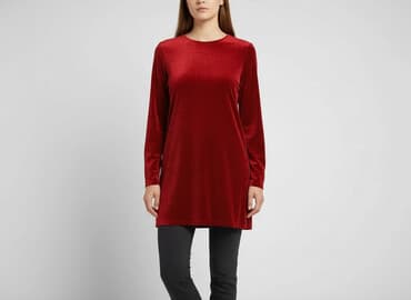 sukienki z weluru i aksamitu allegro: Tunika damska, rozmiar M — 1