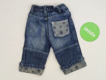 spodnie do szarej marynarki: Denim pants, George, 3-6 months, condition - Very good — 3
