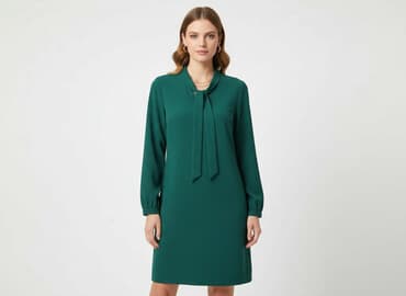 sukienki butelkowa zieleń długa: Sukienka damska, rozmiar S — 7