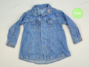 koszulka z traktorem dla dziecka: Dziecięca kurtka jeansowa, 4-5 lat, 104-110 cm, DenimCo, stan - Idealny — 2
