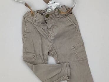 Spodnie jeansowe, H&M, 9-12 miesięcy, stan - Bardzo dobry